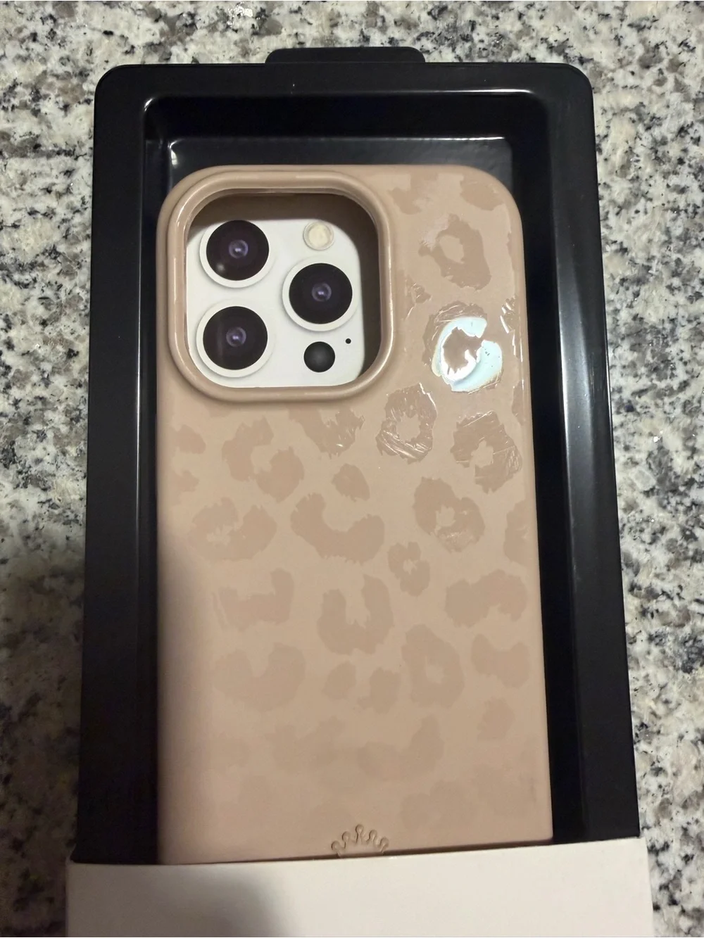 Velvet Caviar Taupe Leopard Print Phone Case